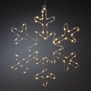 Konstsmide Christmas LED-Dekoleuchte Silberschneeflocke