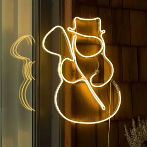 Konstsmide Christmas LED-Fensterbild Schlauchsilhouette Schneemann