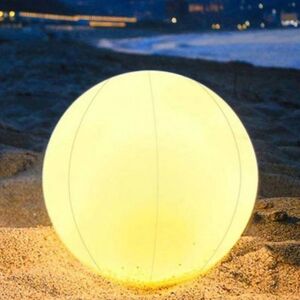 MU Classic Aufblasbarer Wasserball mit LED (Ø 40cm) - Multicolor