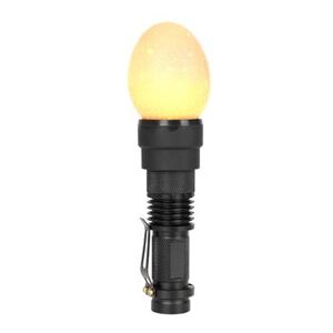 Kerbl LED-Schierlampe, Eierprüflampe mit zwei Aufsätzen für Eiergrößen ab 18mm