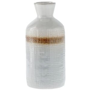 . Vase Nazar; 8.5x18 cm (ØxH); braun/grau/beige