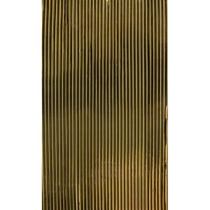 buttinette Verzierwachsstreifen flach, gold, 20 cm, 39 Stück