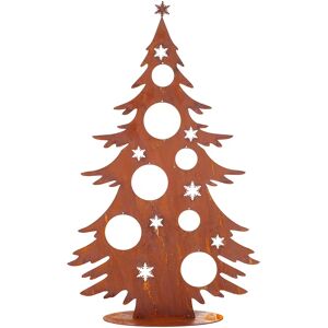 buttinette Rost-Tannenbaum aus Metall, 65 cm - Size: 65 cm