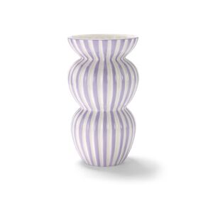 Vase - Tchibo - Lila/Gestreift Keramik   unisex