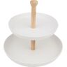 Beige VBS Deko-Etagere mit Holzgriff