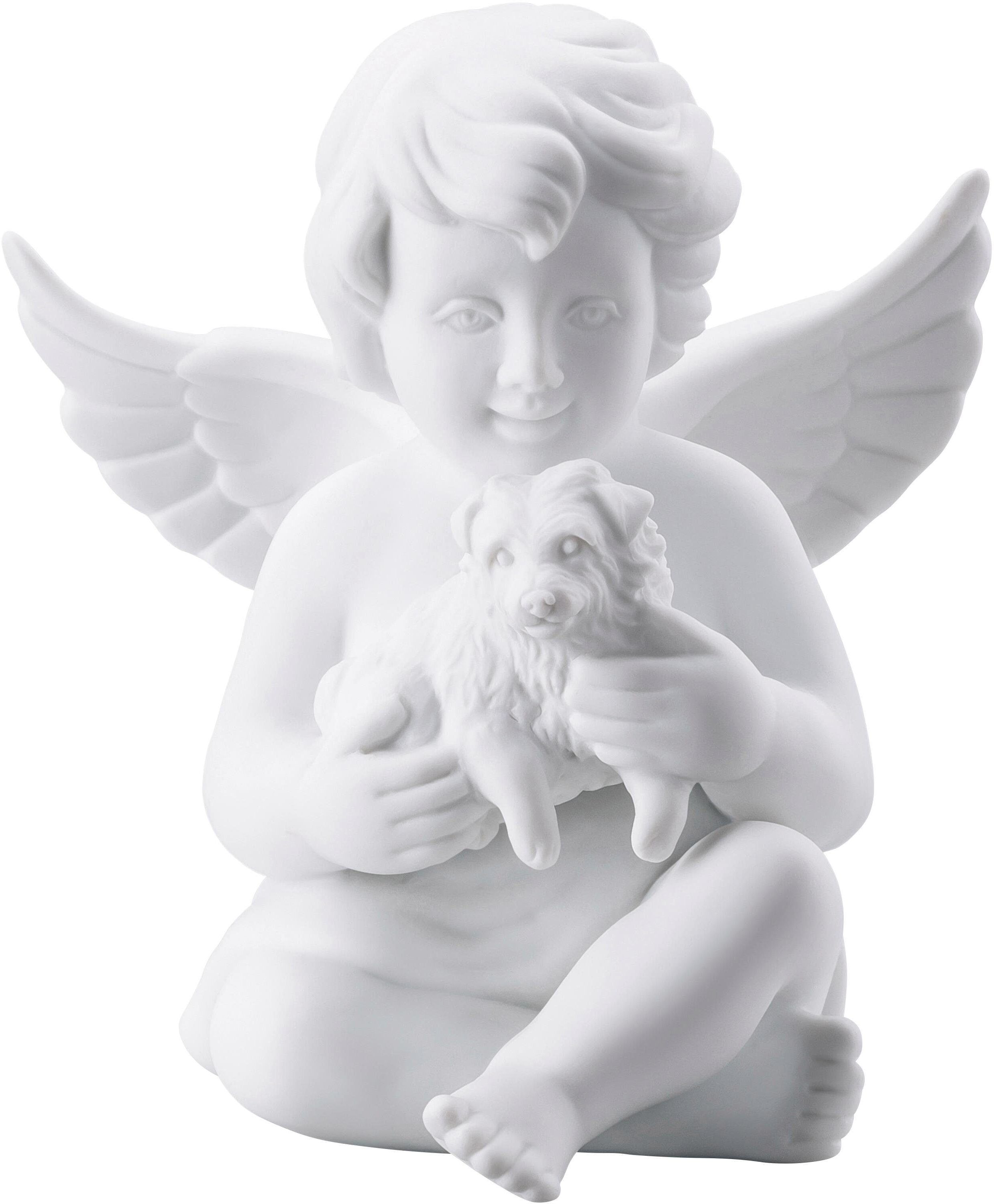 Rosenthal Engelfigur »Engel mit Hund«, (1 St.) weiss