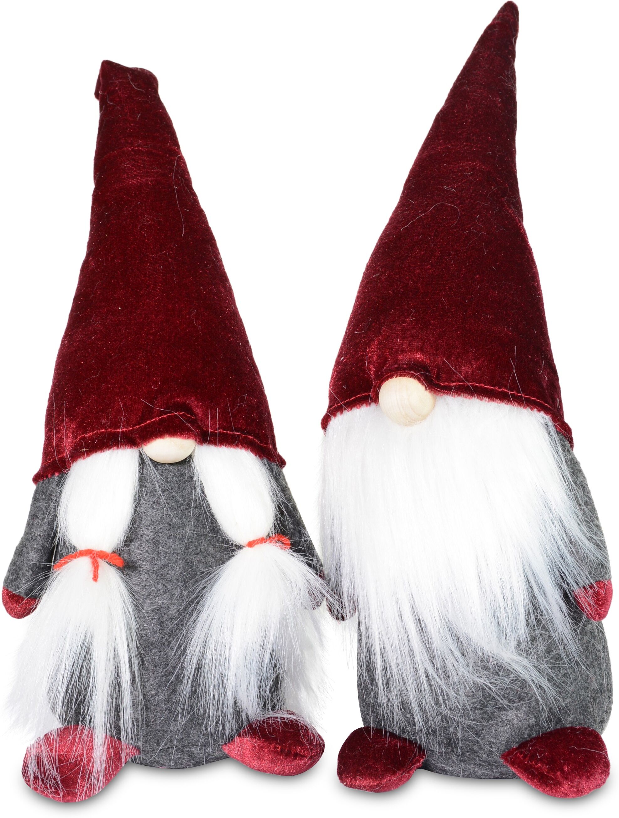 RIFFELMACHER & WEINBERGER Weihnachtsfigur »Wichtel Junge und Mädchen«, (Set,... weiss