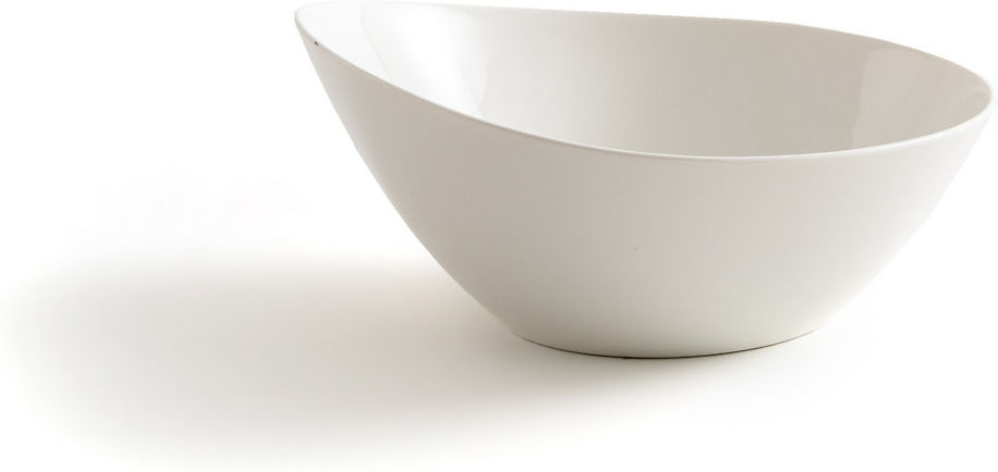 LA REDOUTE INTERIEURS Salatschüssel Romane, Porzellan, Durchmesser 25 cm WEISS