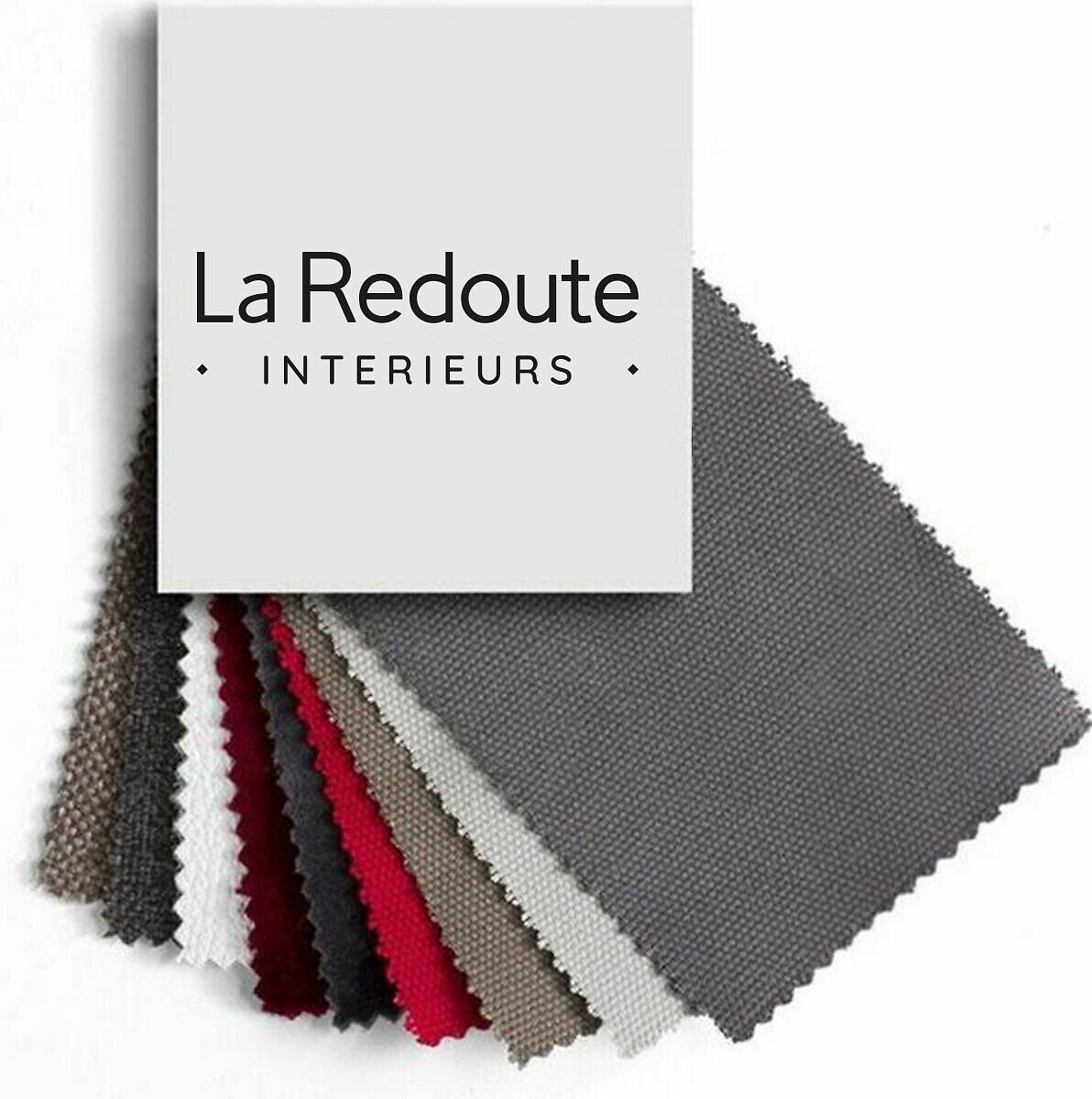 LA REDOUTE INTERIEURS Stoffmuster NALPHA, Polyester meliert BEIGE