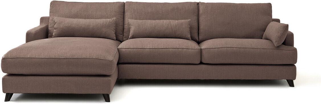 AM.PM Ecksofa Alwine, Leinen Stonewashed BRAUN