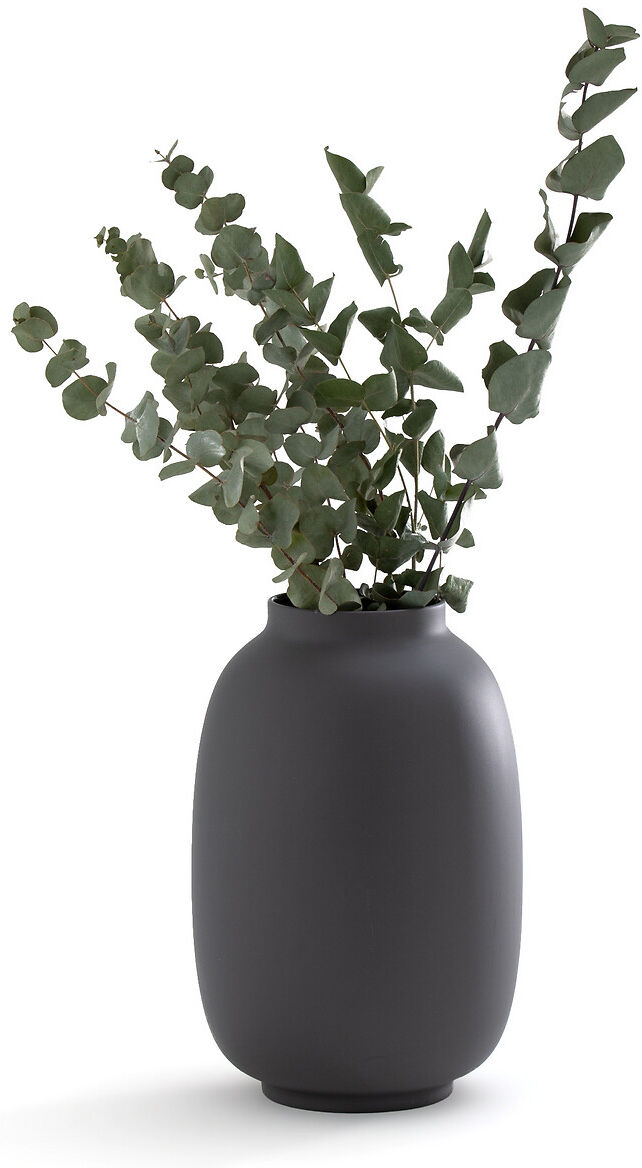 LA REDOUTE INTERIEURS Keramikvase Sira, matte Optik, H. 31 cm GRAU