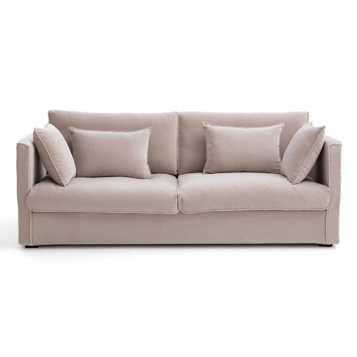 AM.PM Sofa Camille, Samt GRAU;ANDERE;BLAU;GRÜN