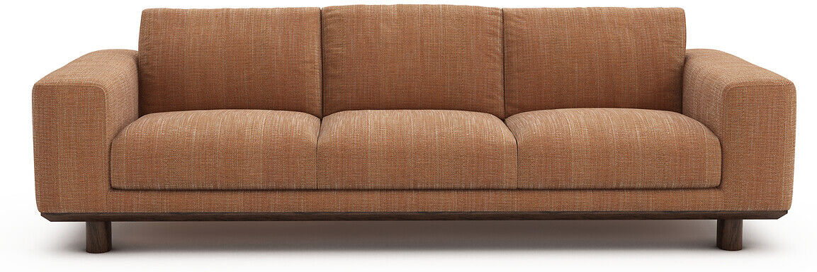 AM.PM Sofa Cerea, Tweed-Optik mit Chevronmuster ROT