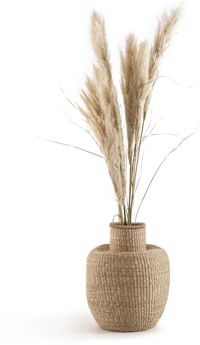 LA REDOUTE INTERIEURS Deko-Vase Maylon, Naturmaterial BEIGE