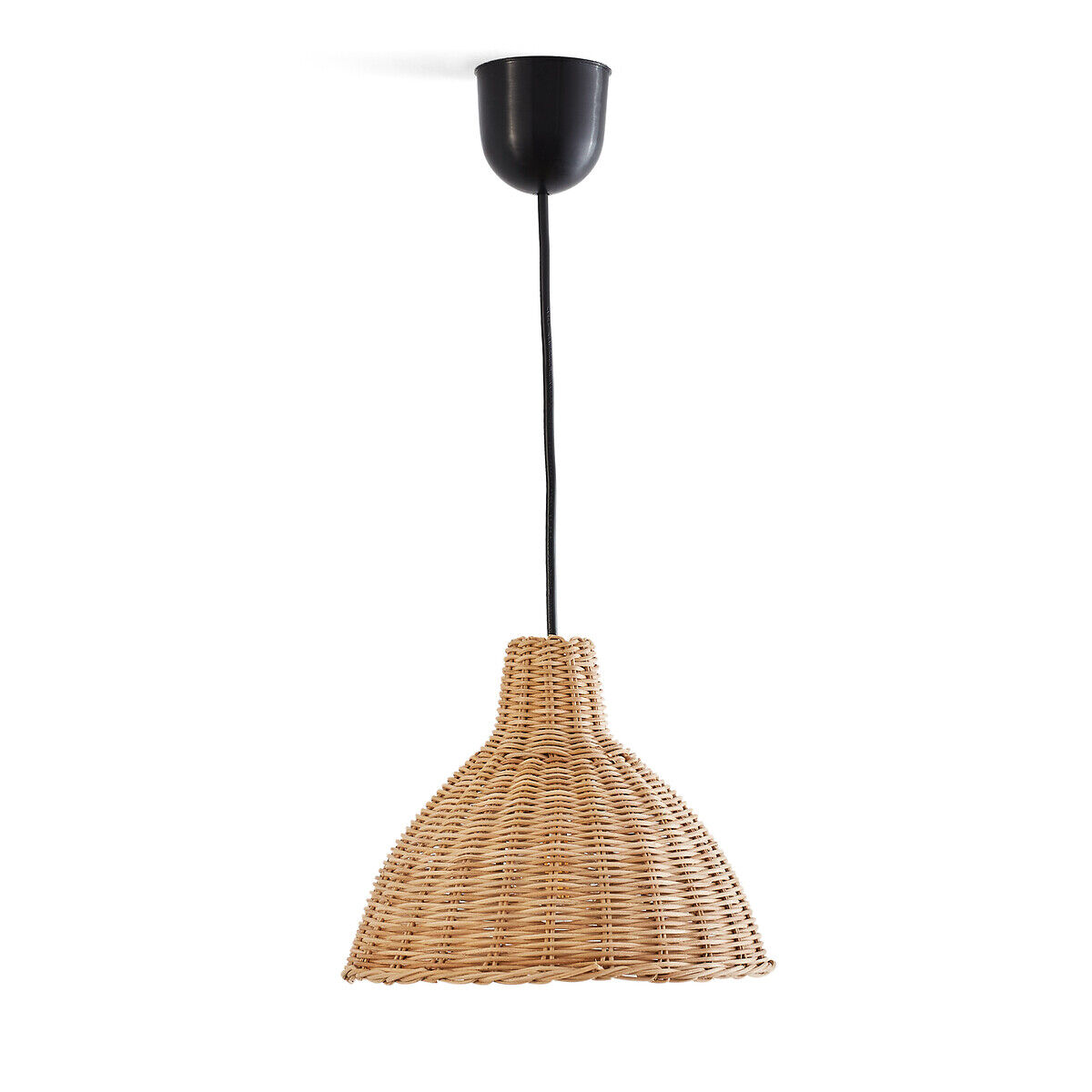 LA REDOUTE INTERIEURS Hängeleuchte Alaya, Rattan, Ø22 cm BEIGE