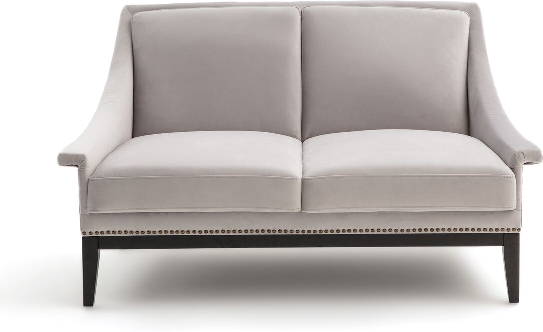 LA REDOUTE INTERIEURS 2er-Sofa Demassi, Samt GRAU