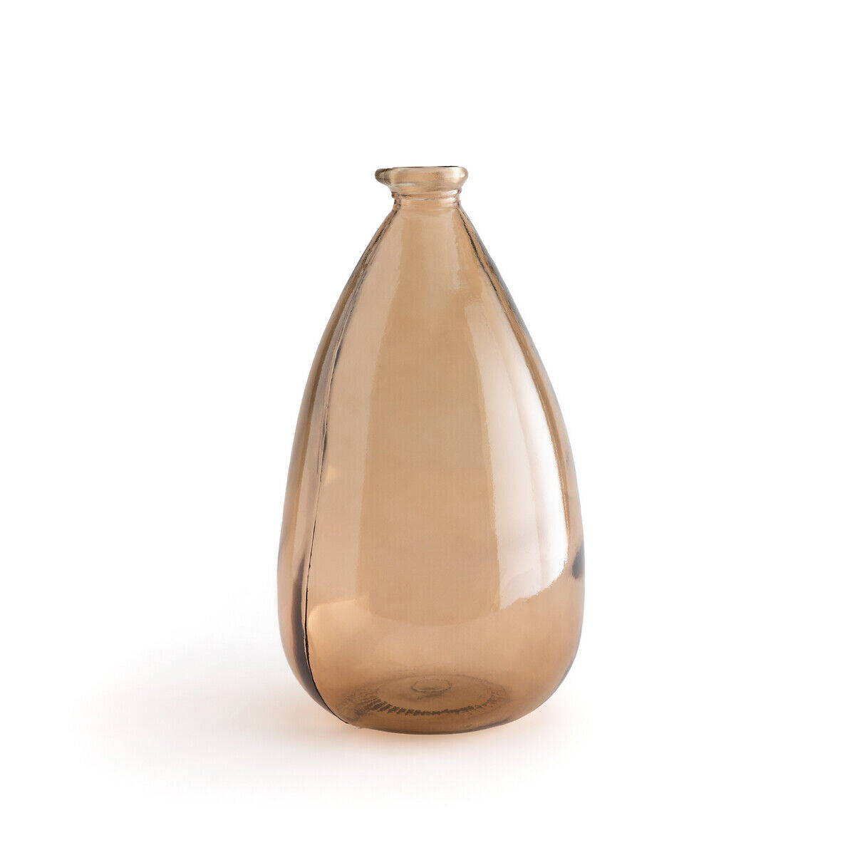 LA REDOUTE INTERIEURS Vase Izolia in Form einer bauchigen Flasche, H. 36 cm BRAUN;BLAU;GRÜN