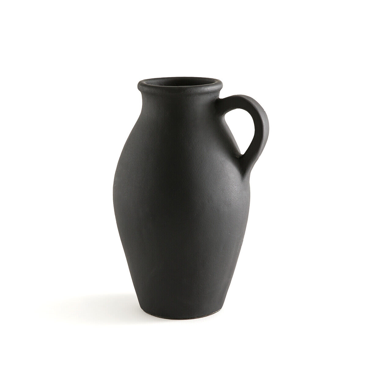 LA REDOUTE INTERIEURS Keramikvase Sira, H. 33 cm SCHWARZ