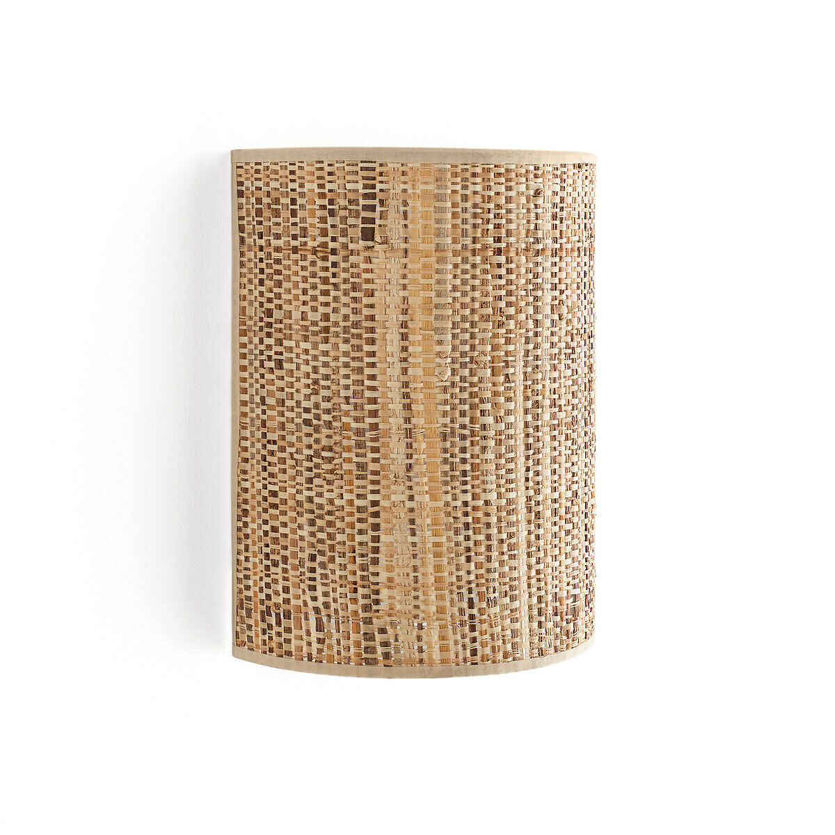 LA REDOUTE INTERIEURS Wandleuchte Lisoa, Raffia BEIGE