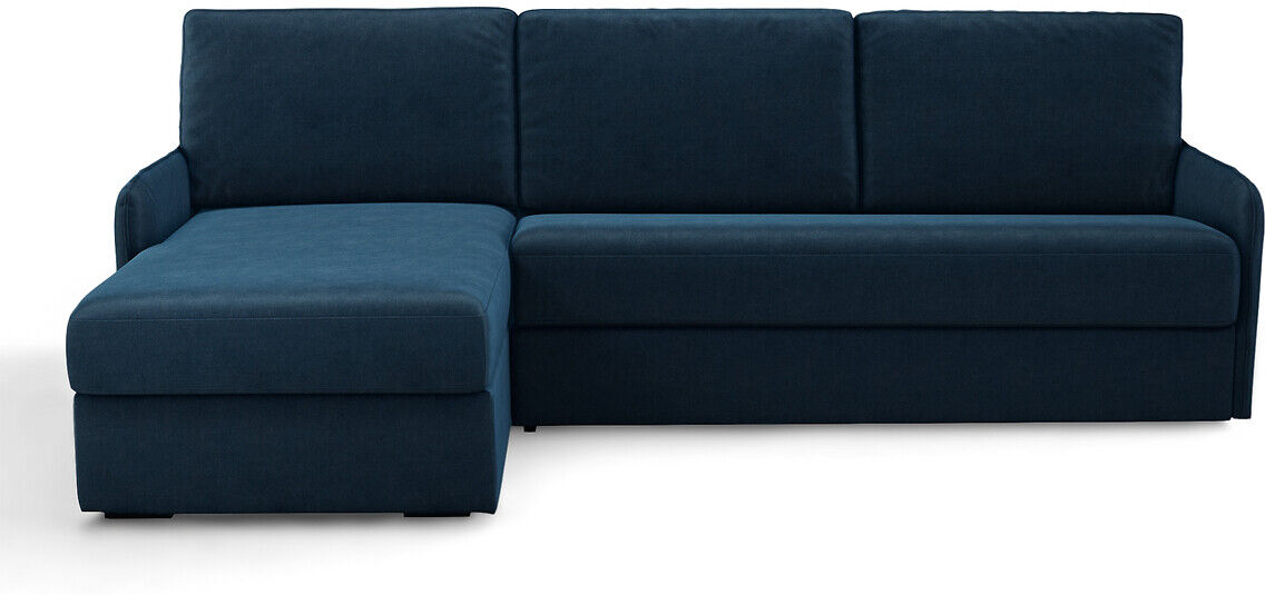 LA REDOUTE INTERIEURS Eckschlafsofa Nano, Samt, Bultex GRÜN;BLAU;GELB