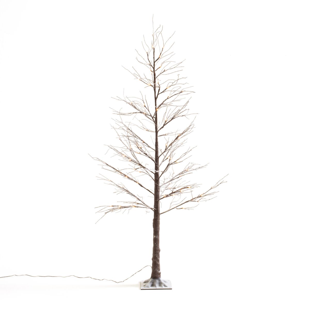 LA REDOUTE INTERIEURS Beleuchteter Weihnachtsbaum Djeva, H. 180 cm BRAUN