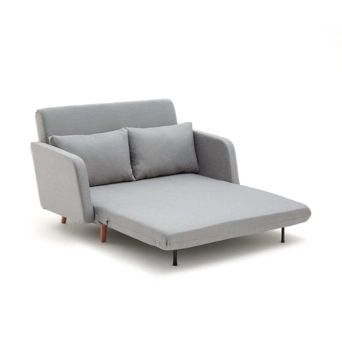 LA REDOUTE INTERIEURS Schlafsofa Cosico, 2-Sitzer, Strukturmaterial GRAU;GRÜN