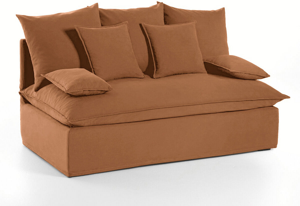 LA REDOUTE INTERIEURS Sofa-Element Nélia, 2-Sitzer, Baumwolle BLAU;BRAUN;GRAU;GRÜN;BEIGE