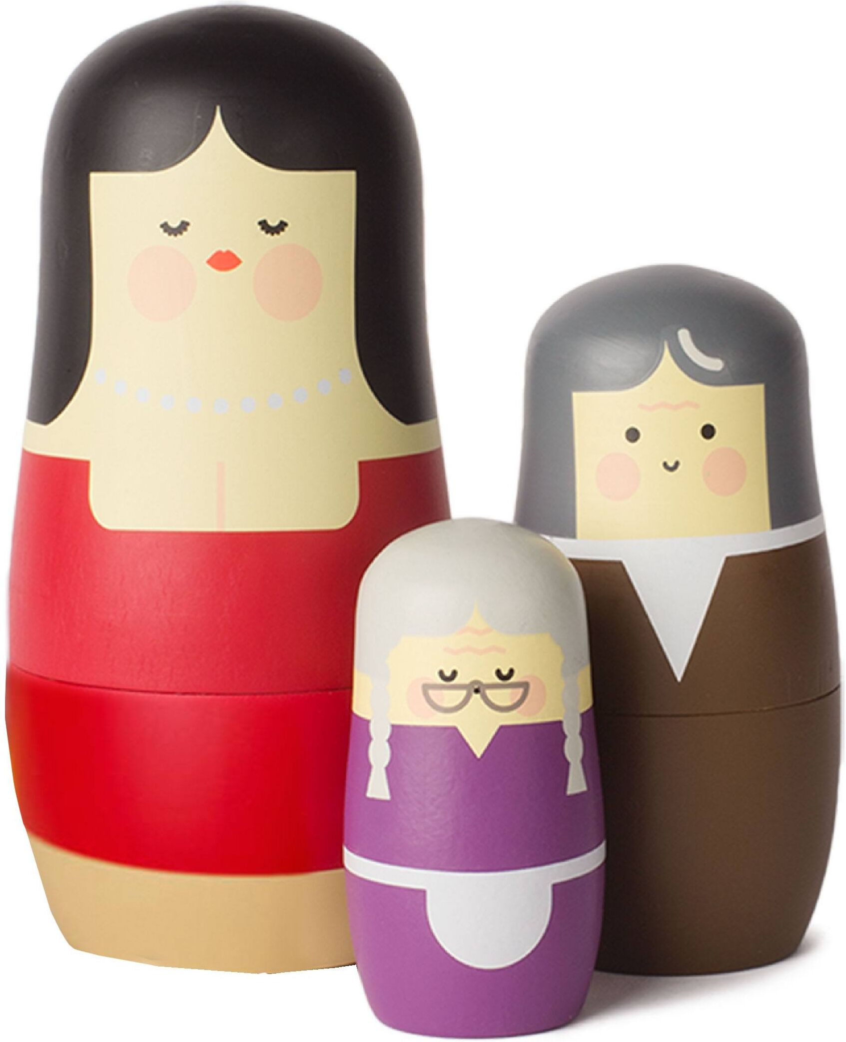 Spring Copenhagen Expressions Mothers Matryoshka Holzfigur  bunt