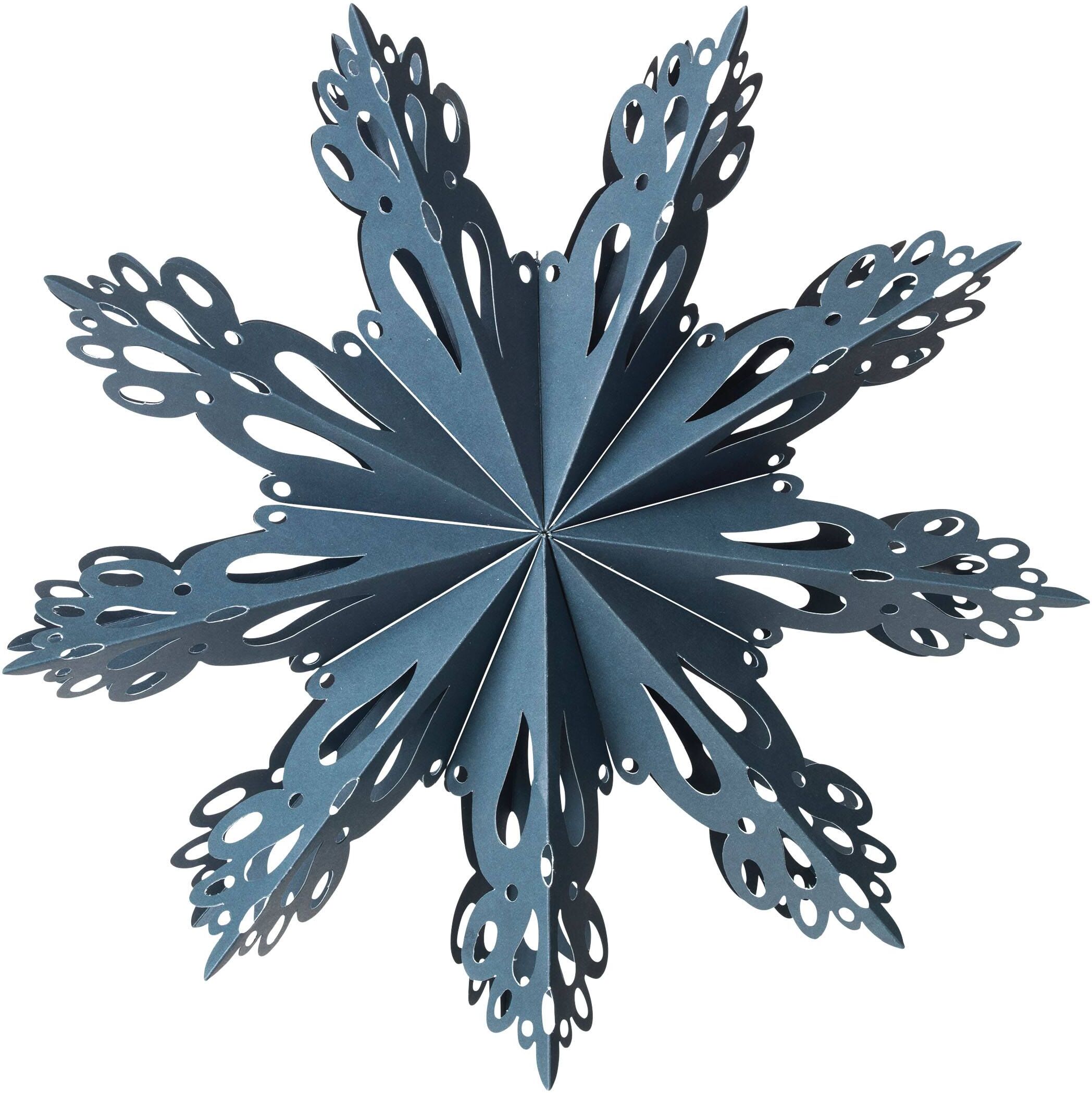 Broste Snowflake Weihnachtsstern  dunkelblau