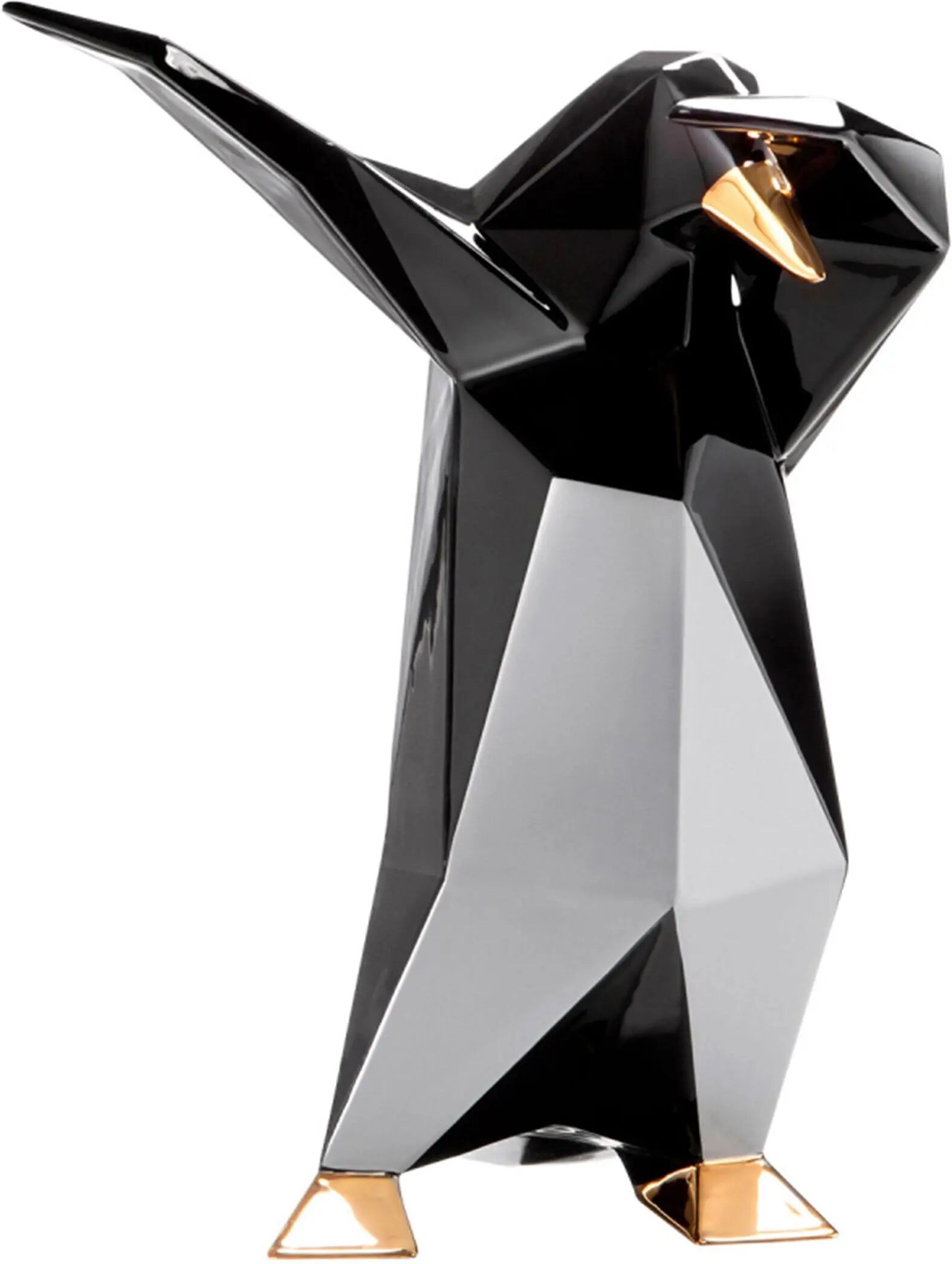 Bosa Dab Penguin Skulptur  schwarz