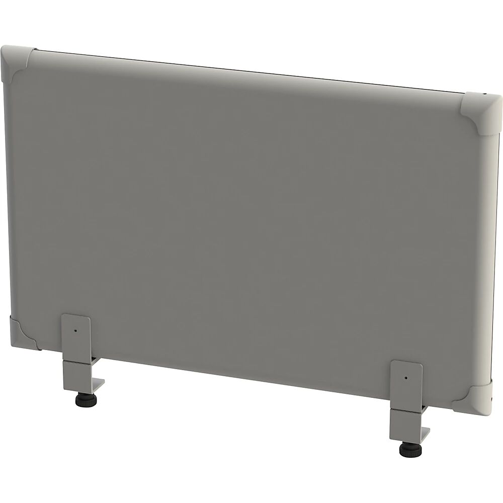 EUROKRAFTpro Akustik-Tischaufsatz-Paneel Höhe 450 mm Breite 800 mm, grau