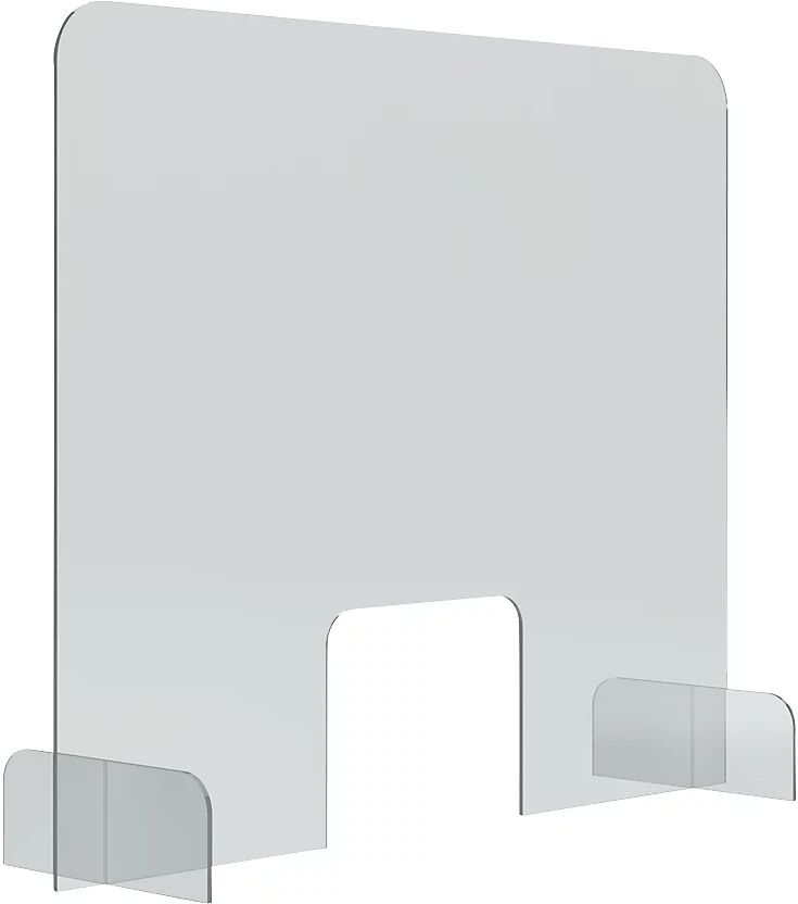 magnetoplan Theken- und Tischaufsteller Acrylglas, transparent, 5 mm dick HxBxT 670 x 845 x 240 mm