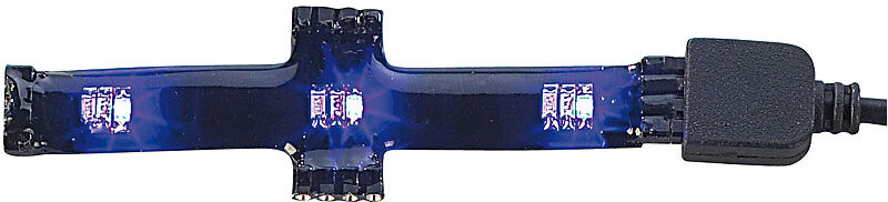 Lunartec SMD-LED-Crossverbindung - RGB per Infrarot steuerbar