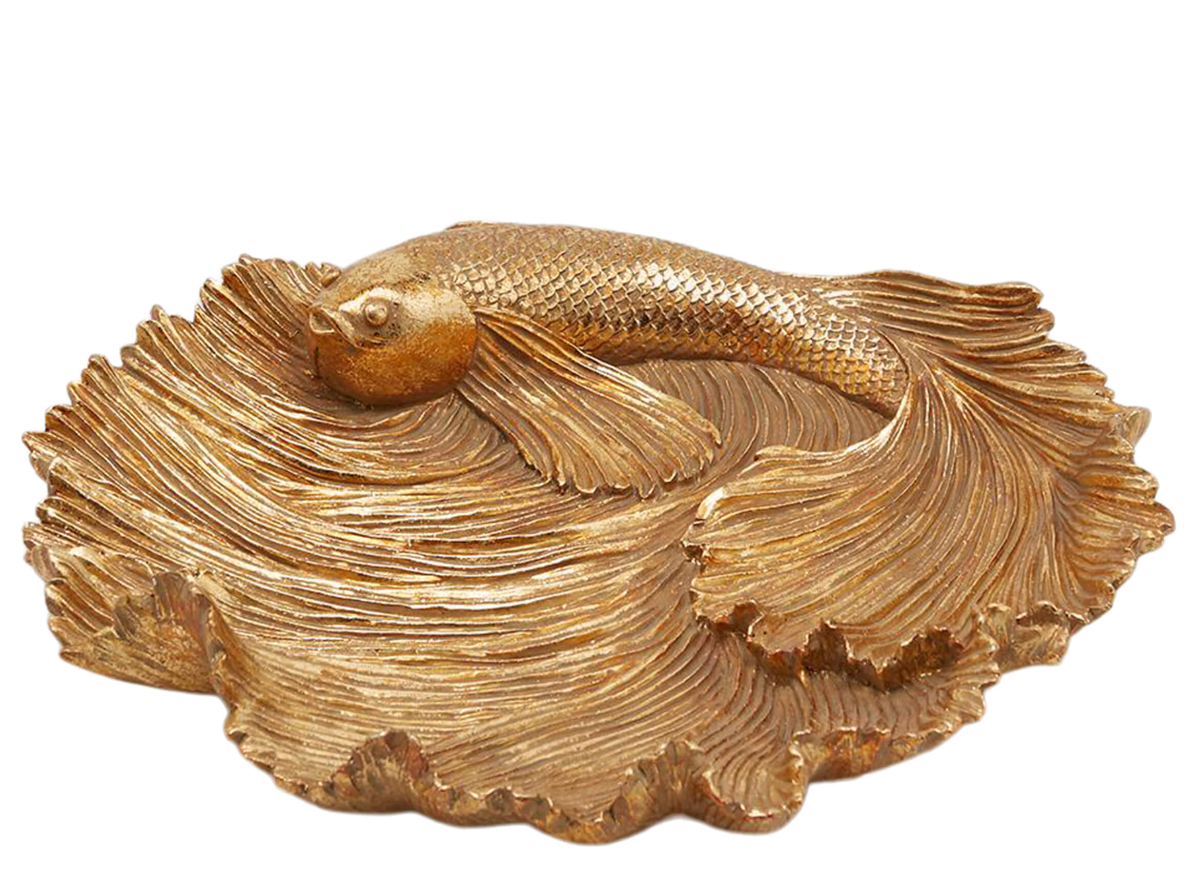 Edg Fisch Gold H: 6 cm