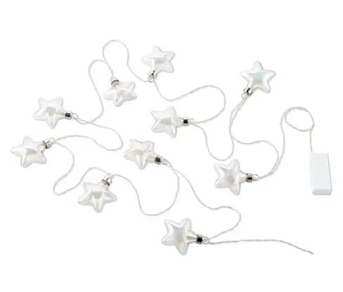 Tchibo LED-Sternen-Lichterkette - Tchibo - Weiss Styrol
