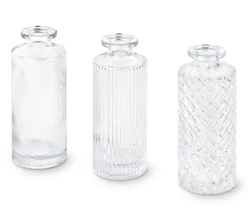 Tchibo Dekoflaschen-Set aus Glas - Tchibo - Transparent Glas