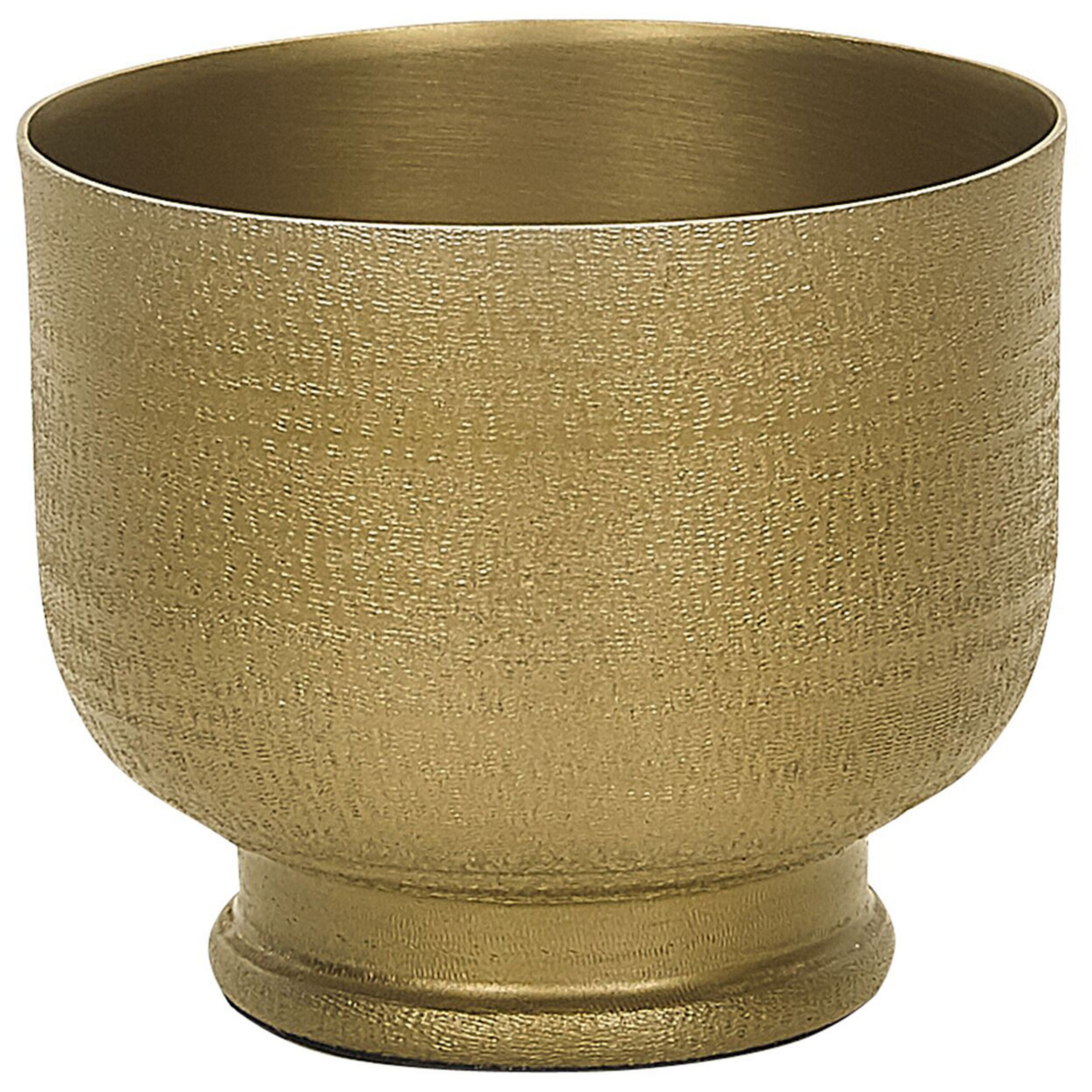 Beliani Kovová váza zlatá BELBES