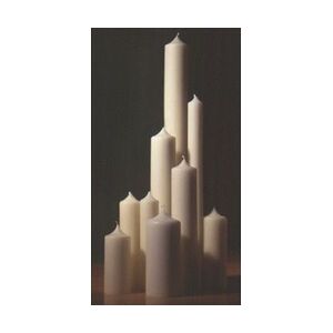 Wiedemann Kerzen Altarkerze Elfenbein 800 x 150 mm, 1 Stück, Kerze mit Dornbohrung