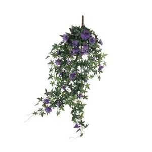 Mica Decorations Mica Kunstpflanze Petunien hängend violett, 80 x 20 x 15 cm