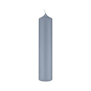 Kopschitz Kerzen Altarkerzen 10% BW Anteil (Bienenwachs Kerzen) Pacific Blue Blau Grau 250 x Ø 90 mm, 4 Stück, Kerzen mit Dornbohrung
