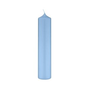 Kopschitz Kerzen Altarkerzen 10% BW Anteil (Bienenwachs Kerzen) Blue Bell Hellblau 300 x Ø 100 mm, 4 Stück, Kerzen mit Dornbohrung