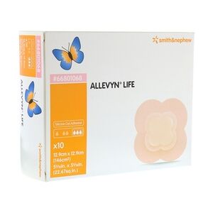 ACA Müller / ADAG Pharma ALLEVYN Life 12,9x12,9 cm Silikonschaumverband 10 Stück