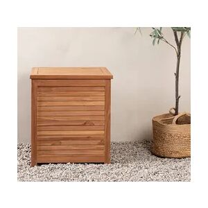 VENTURE HOME Teakholz Gartenbox  Trento S   Natur   53x53x60 cm