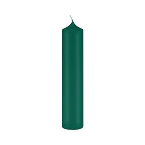 Kopschitz Kerzen Altarkerzen 10% BW Anteil (Bienenwachs Kerzen) Dunkelgrün 250 x Ø 90 mm, 4 Stück, Kerzen mit Dornbohrung
