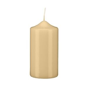Kopschitz Kerzen Stumpen Kerzen Pinie 25 x Ø 9 cm, 6 Stück getauchte Stumpenkerzen mit Spitzkopf in RAL Qualität