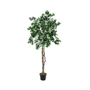 EUROPALMS Bougainvillea, Kunstpflanze, weiß, 150cm