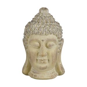 Mica Decorations Mica Buddha taupe aus Polyresin 22,5 cm