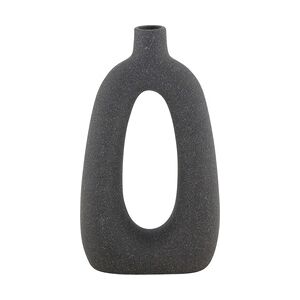 Dijk Natural Dijk Vase Keramik schwarz 10,5 x 4,5 x 20,5 cm