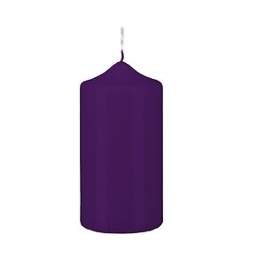 Kopschitz Kerzen Stumpen Kerzen Violett 10 x Ø 4 cm, 12 Stück getauchte Stumpenkerzen mit Spitzkopf in RAL Qualität