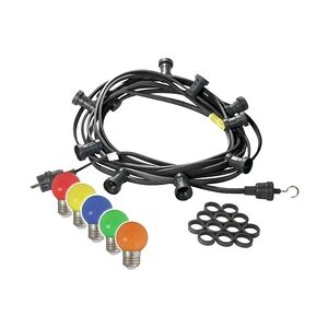 Illu-/Partylichterkette 20m Außenlichterkette Germany 20 x bunte LED Kugellampen